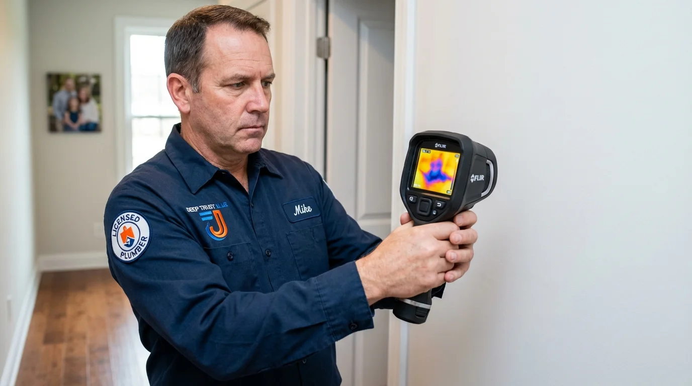 Thermal imaging leak detection by Johns Plumbing LLC in Sea Isle City